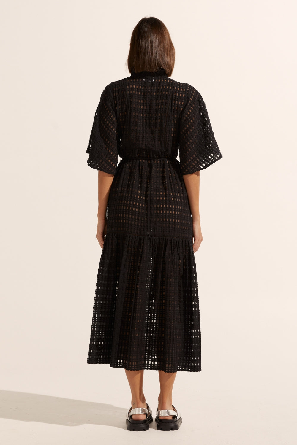 navigate dress - black window