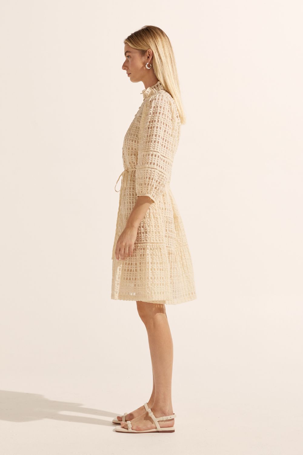 beacon dress - cream window