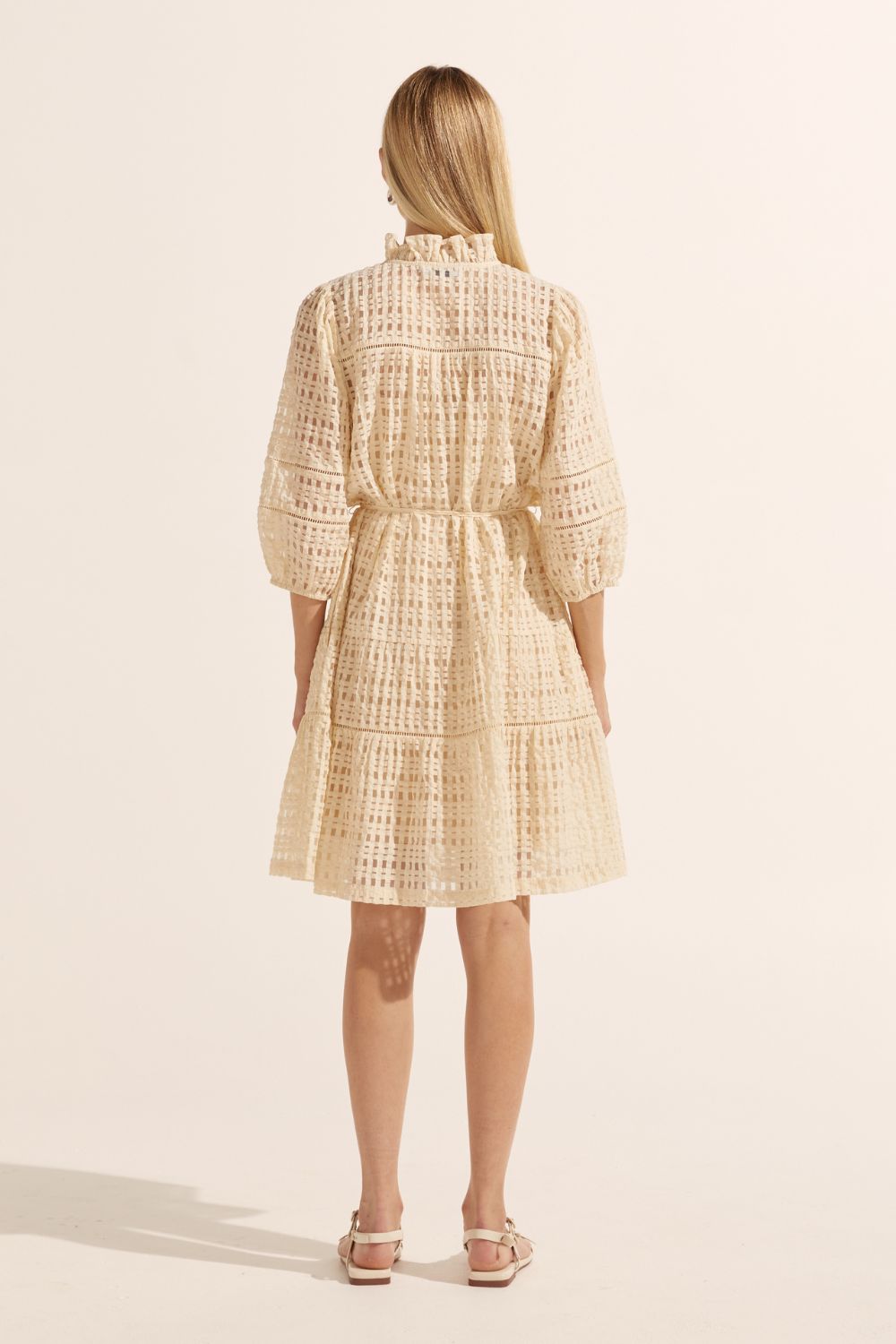 beacon dress - cream window