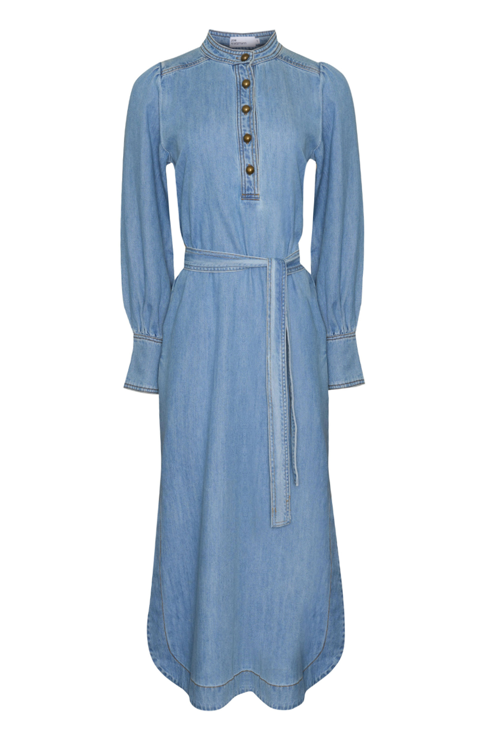 snapshot dress - light washed denim