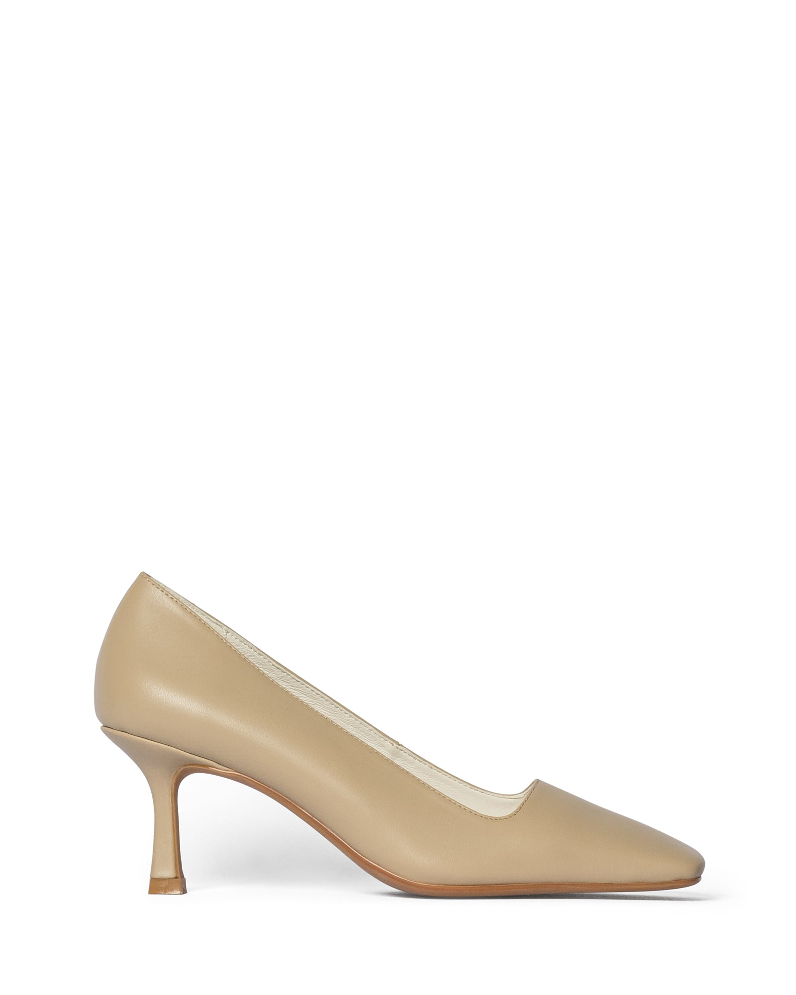 coupe heel - sesame