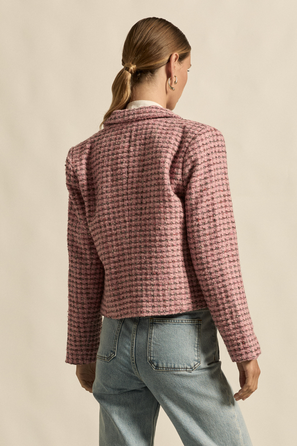 adjoin jacket - rose boucle