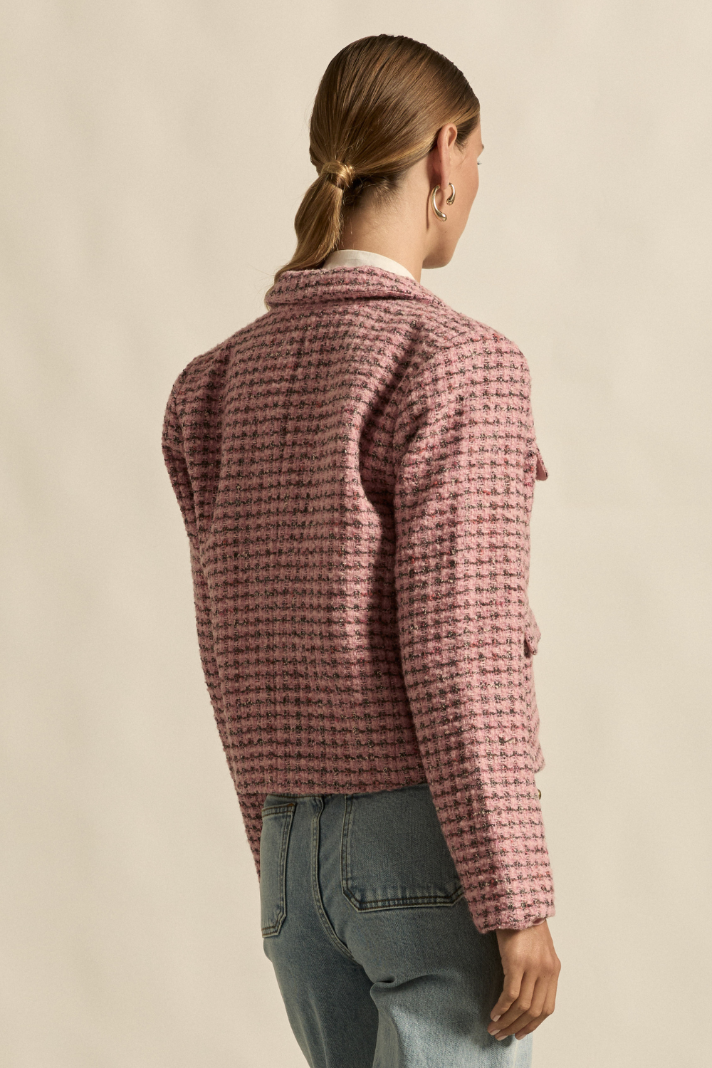 adjoin jacket - rose boucle