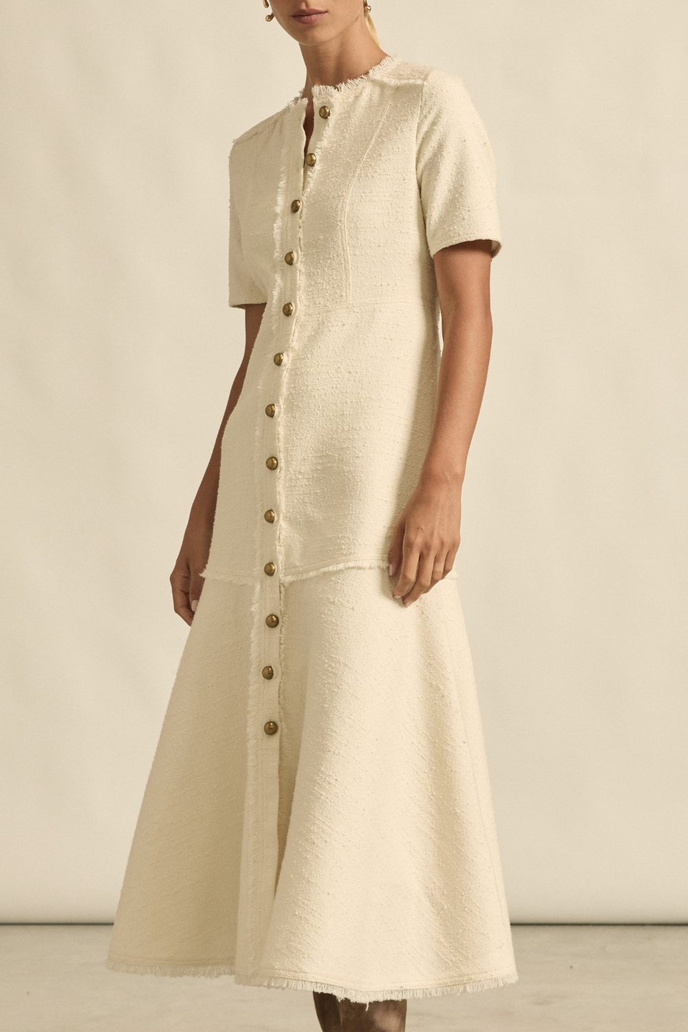 banter dress - cream boucle