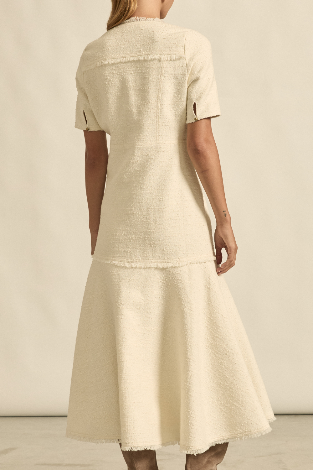 banter dress - cream boucle