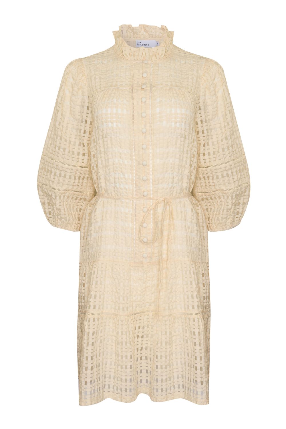 beacon dress - cream window