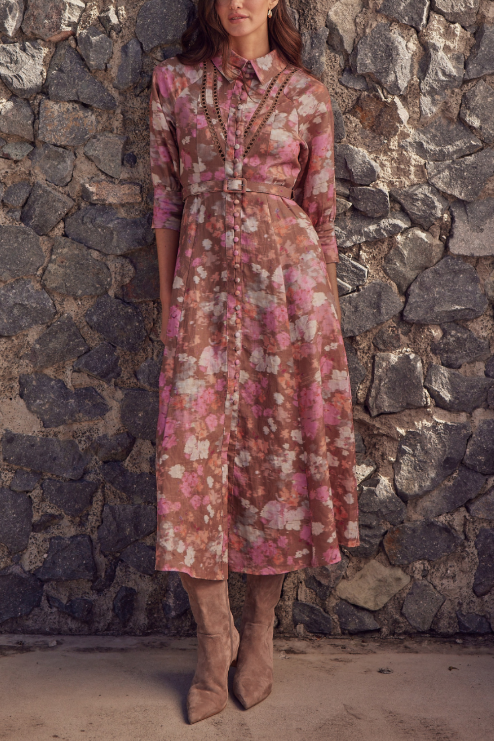 bravado dress - blush blur