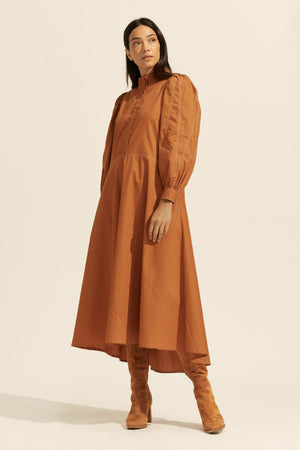 edition dress - chestnut