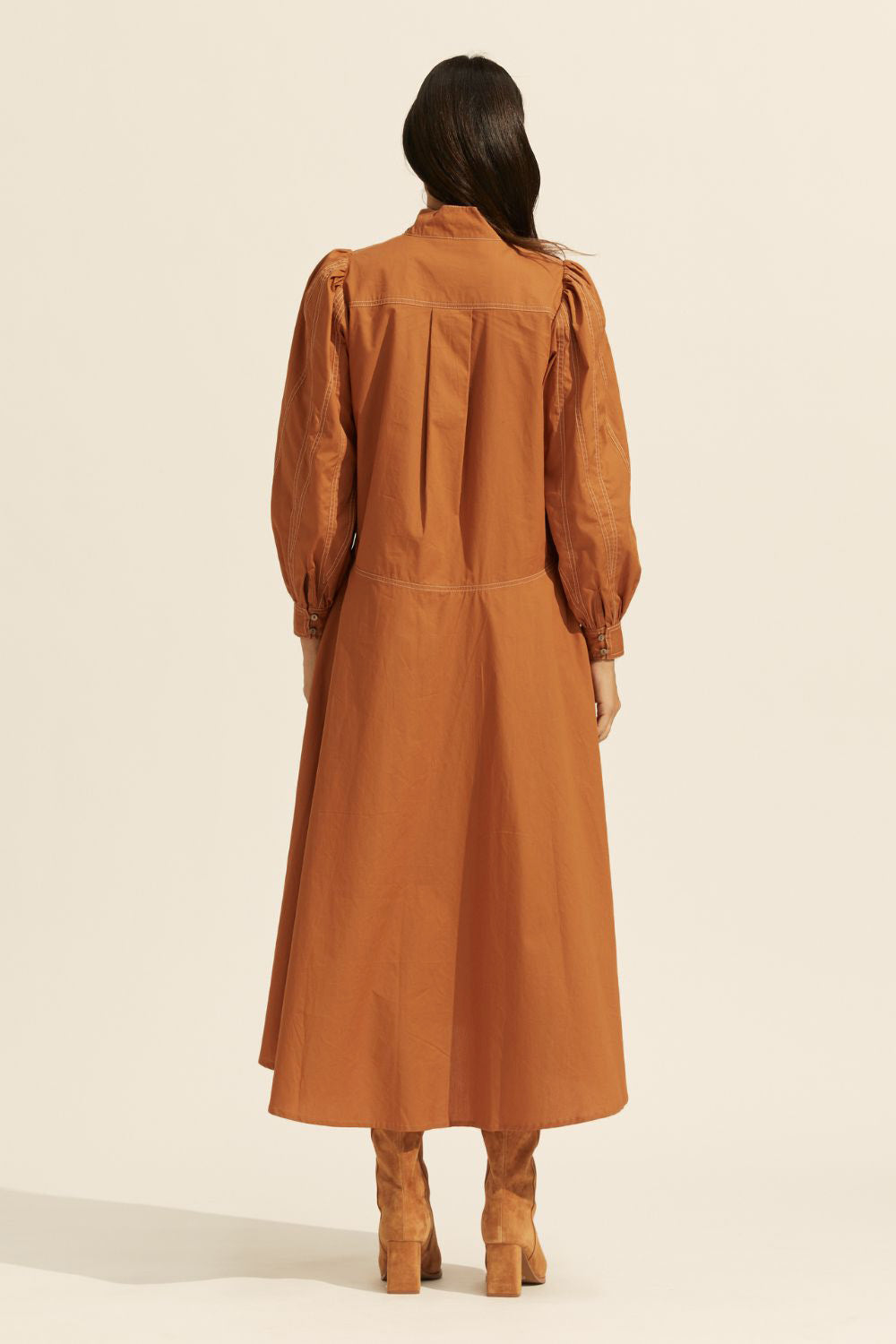 edition dress - chestnut