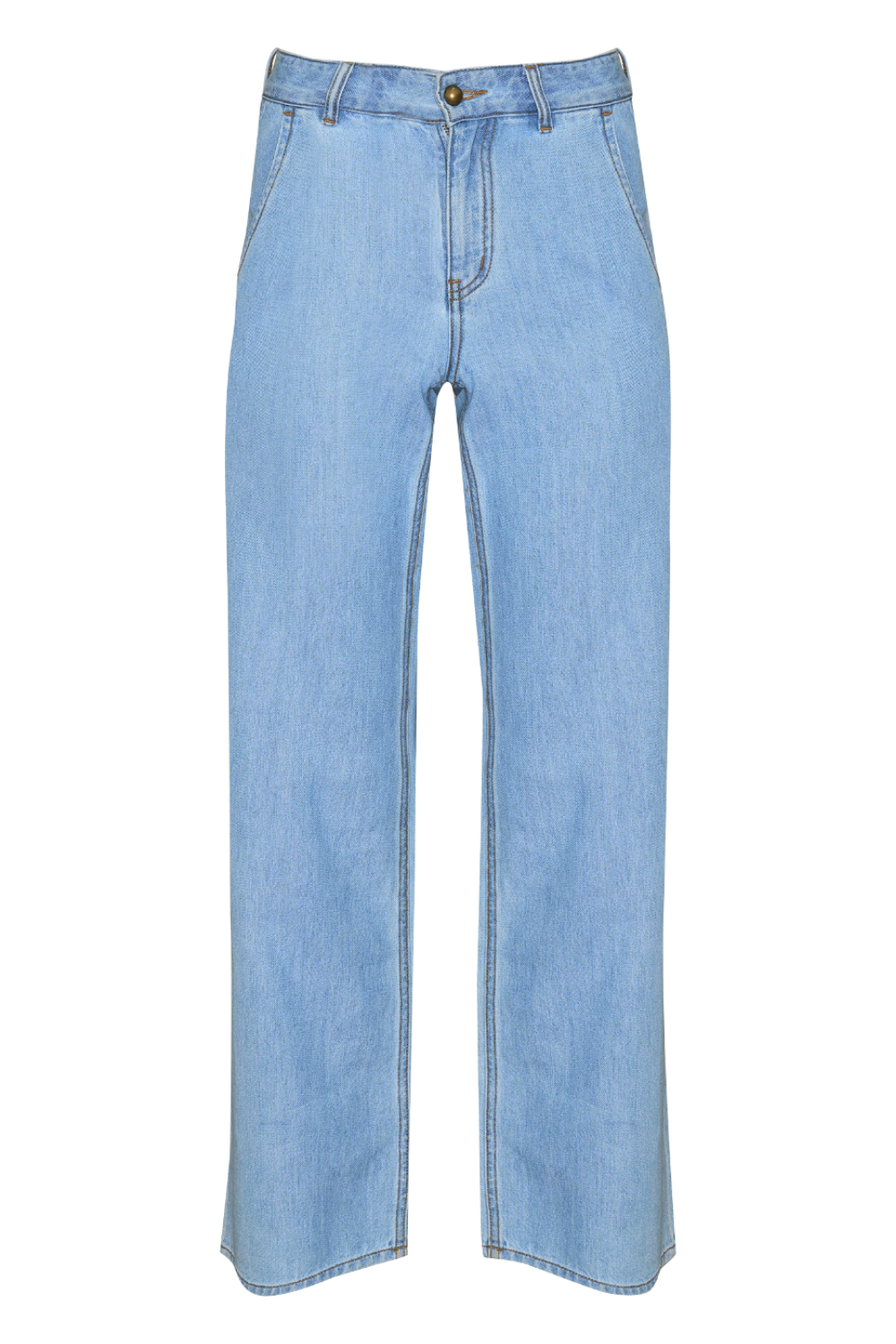 flint jean - light washed denim