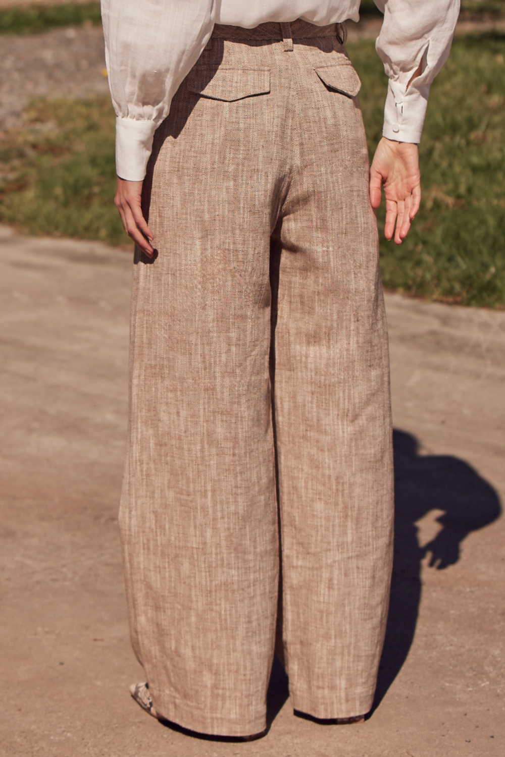 herald pant - caramel x-dye