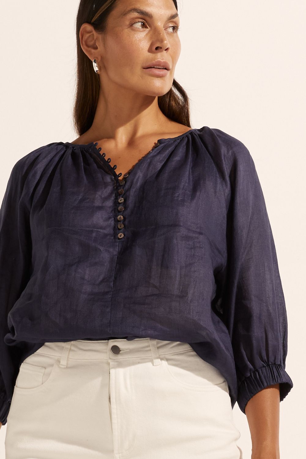 imbue top - indigo