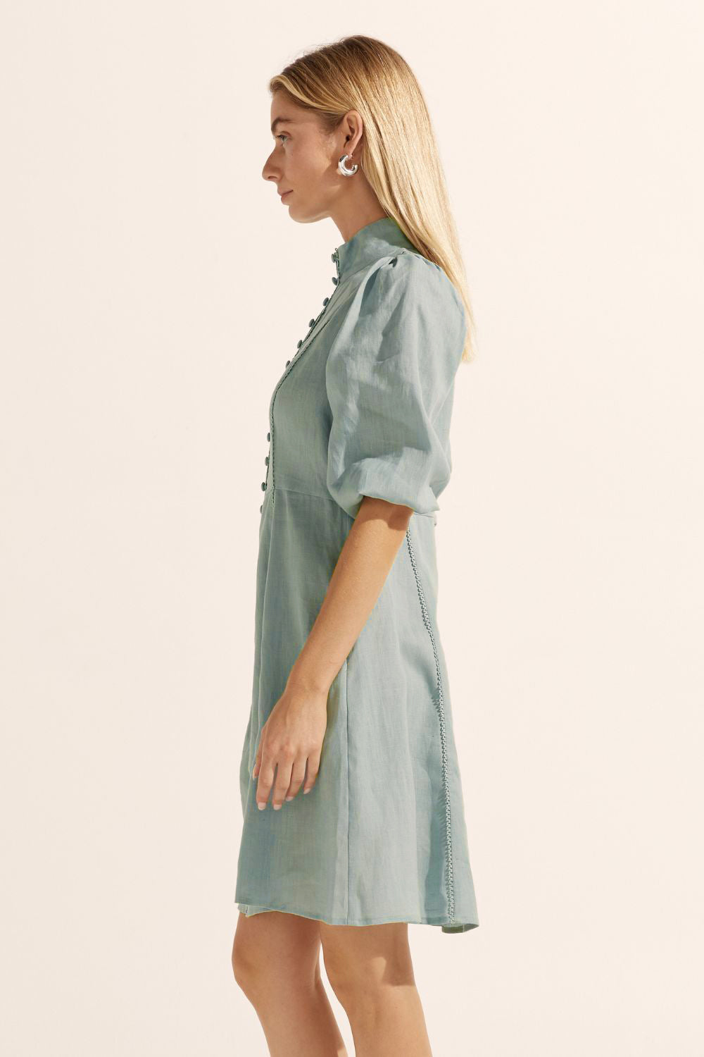 jargon dress - aquamarine