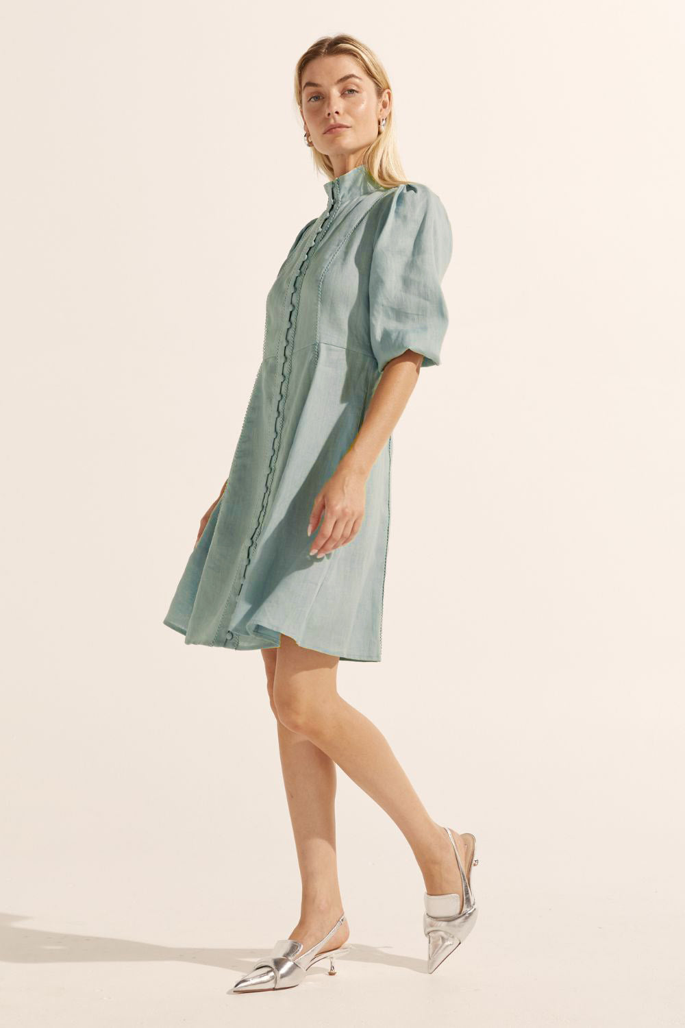 jargon dress - aquamarine