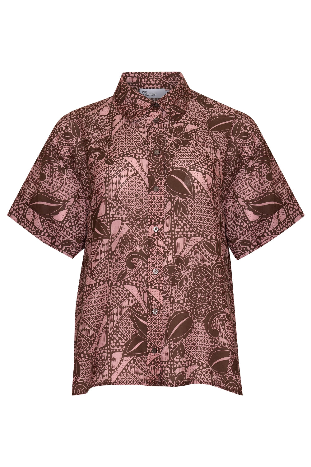 jaunt top - cacao batik