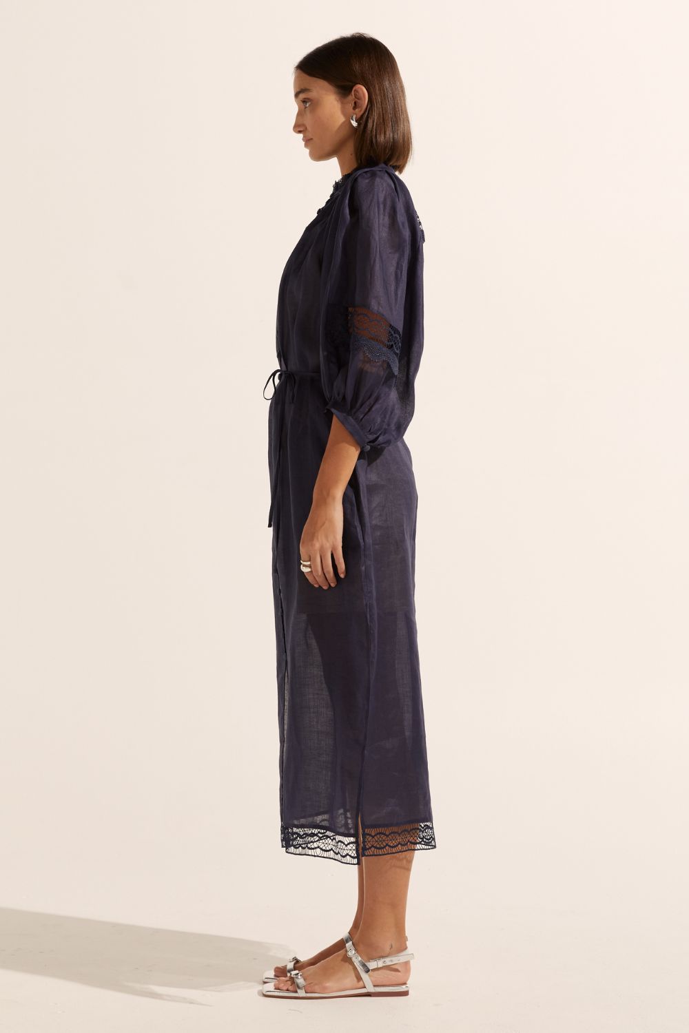 locate dress - indigo