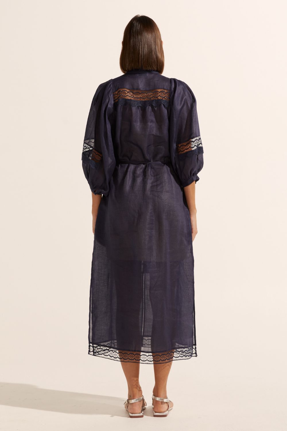 locate dress - indigo