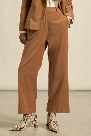 meridian pant - caramel velvet