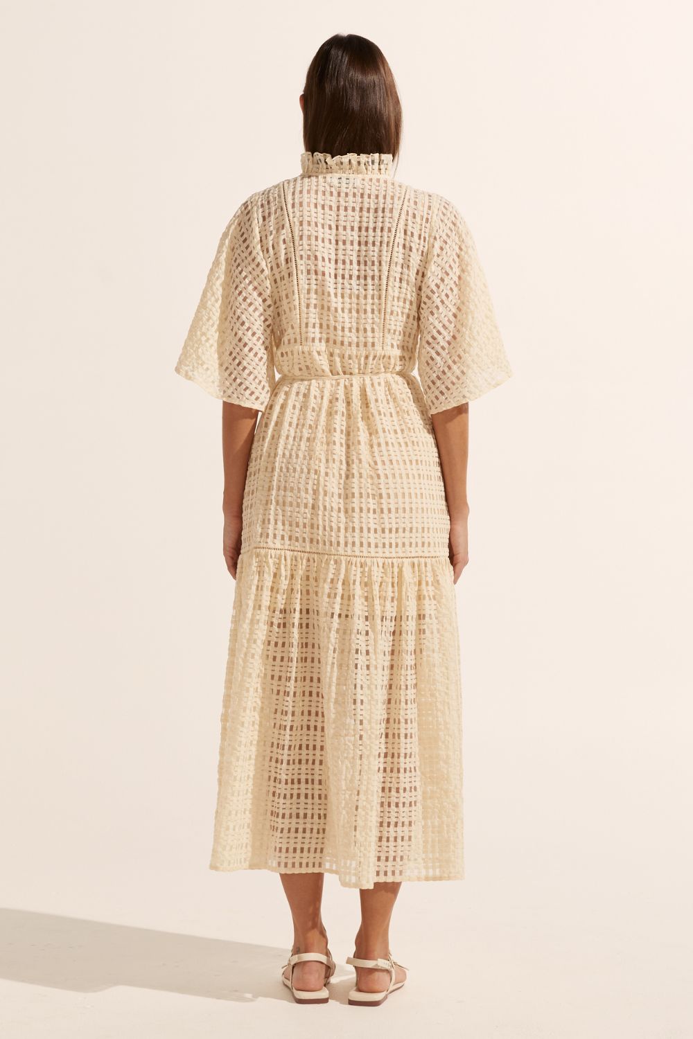 navigate dress - cream window