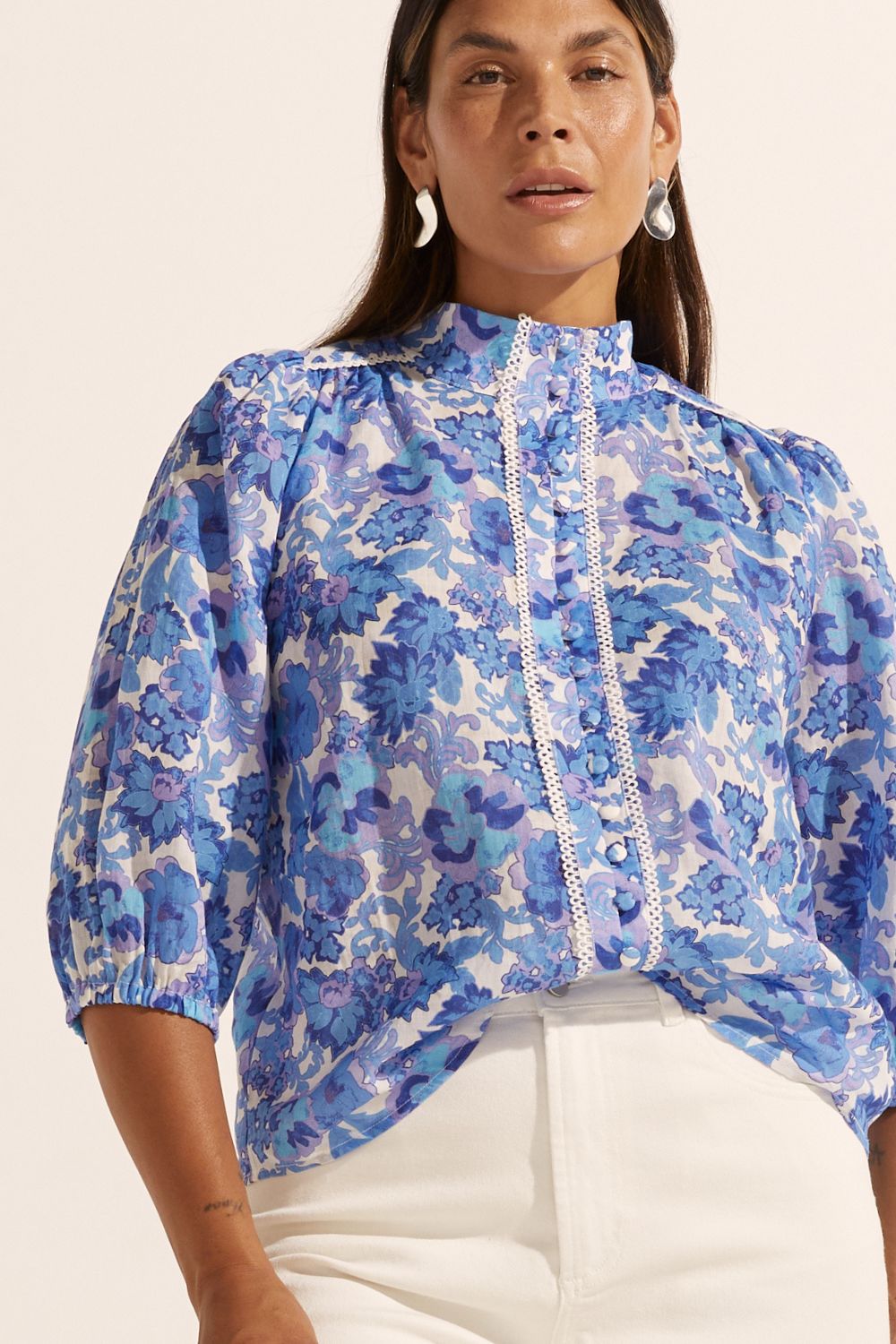 outlook top - pacific floral