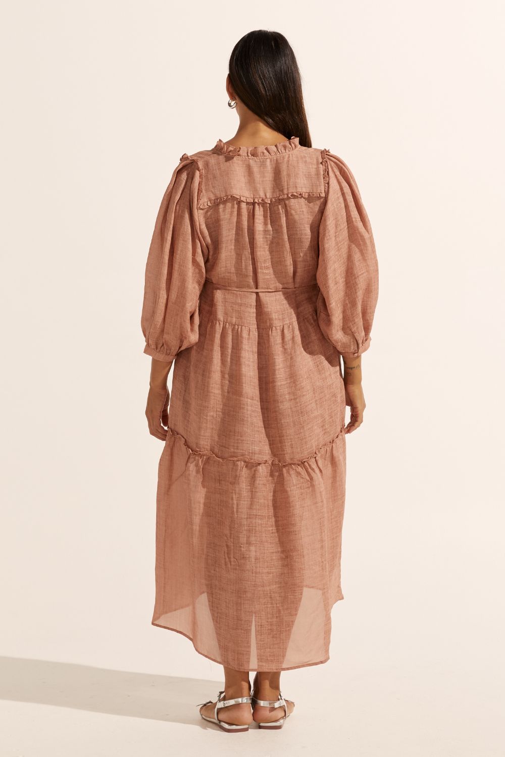 parlour dress - rust