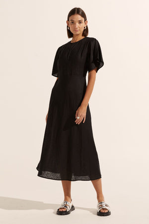 pavillion dress - black