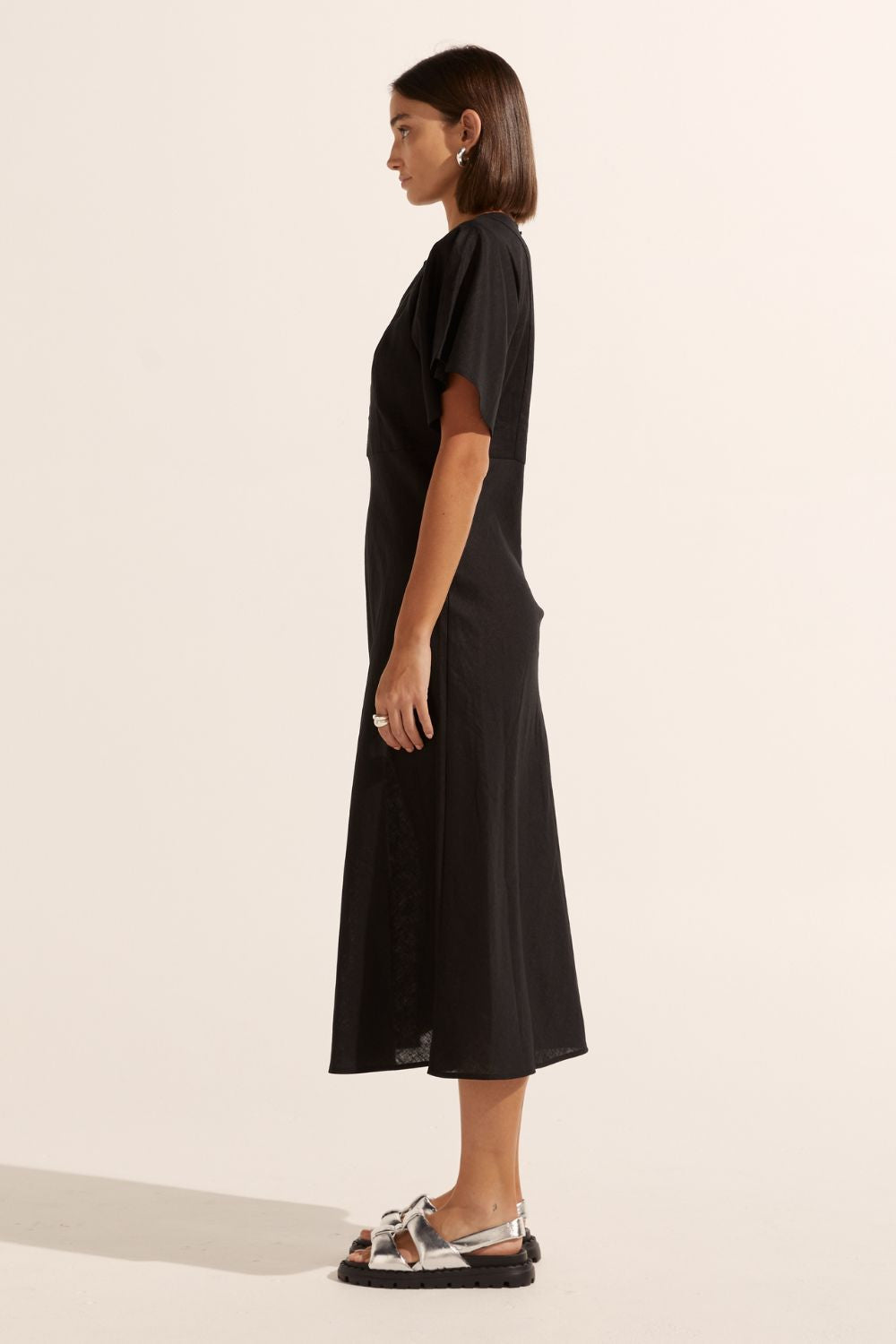 pavillion dress - black