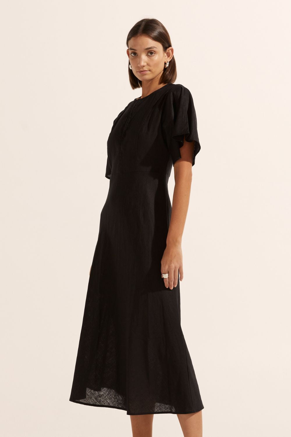 pavillion dress - black