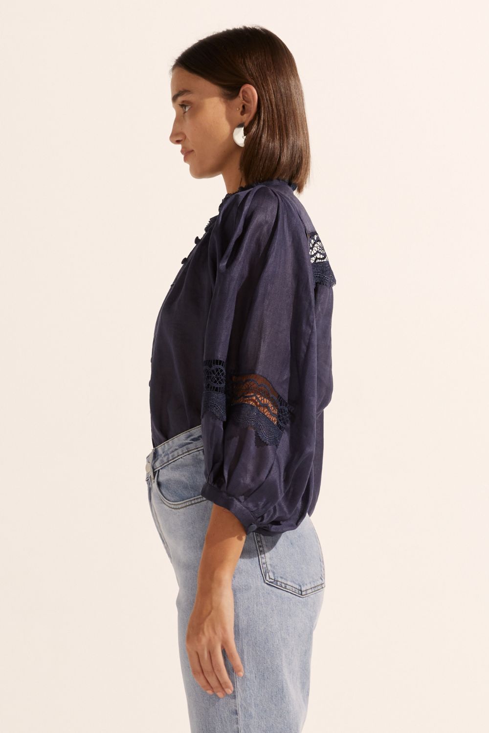 quell top - indigo