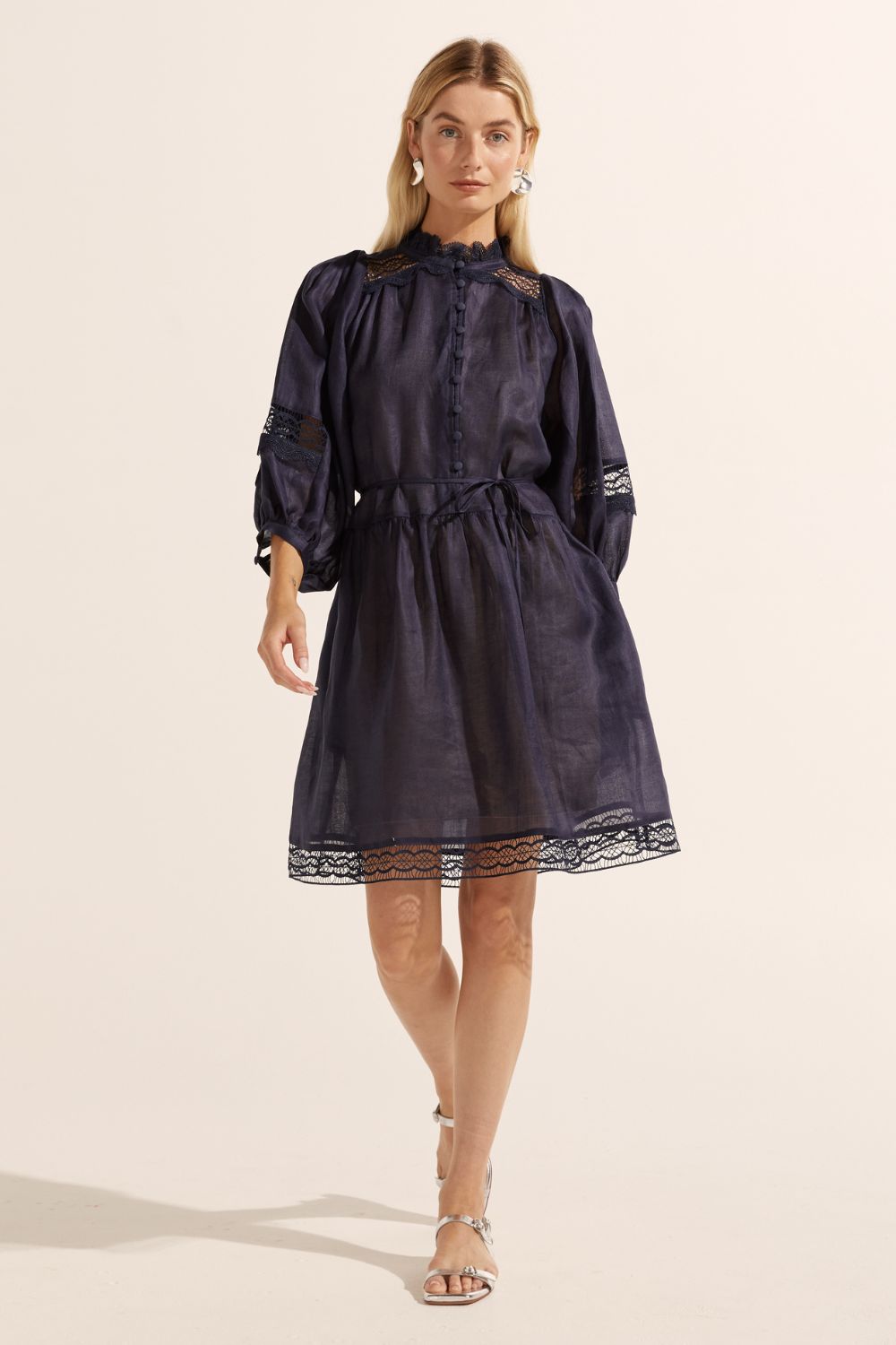 salute dress - indigo