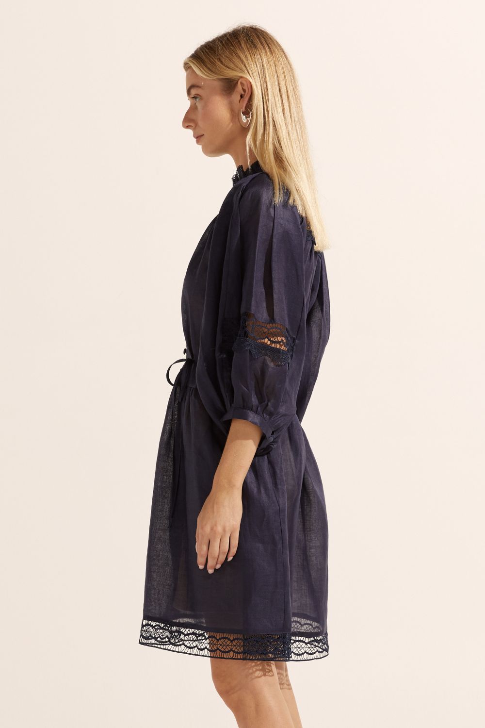 salute dress - indigo