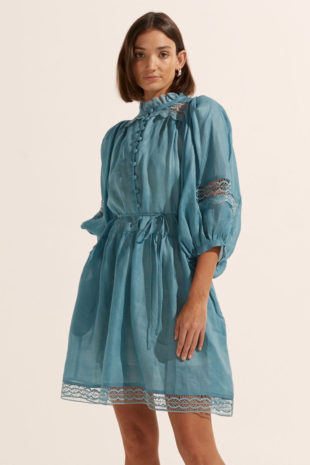 salute dress - seablue