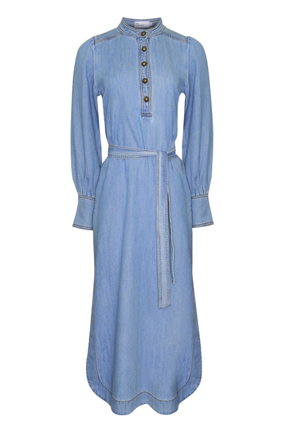 snapshot dress - light washed denim