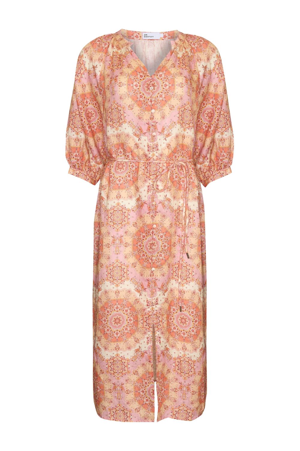 sojourn dress - sunset mosaic