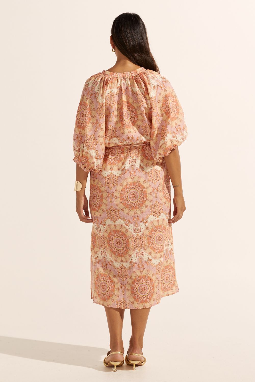 sojourn dress - sunset mosaic