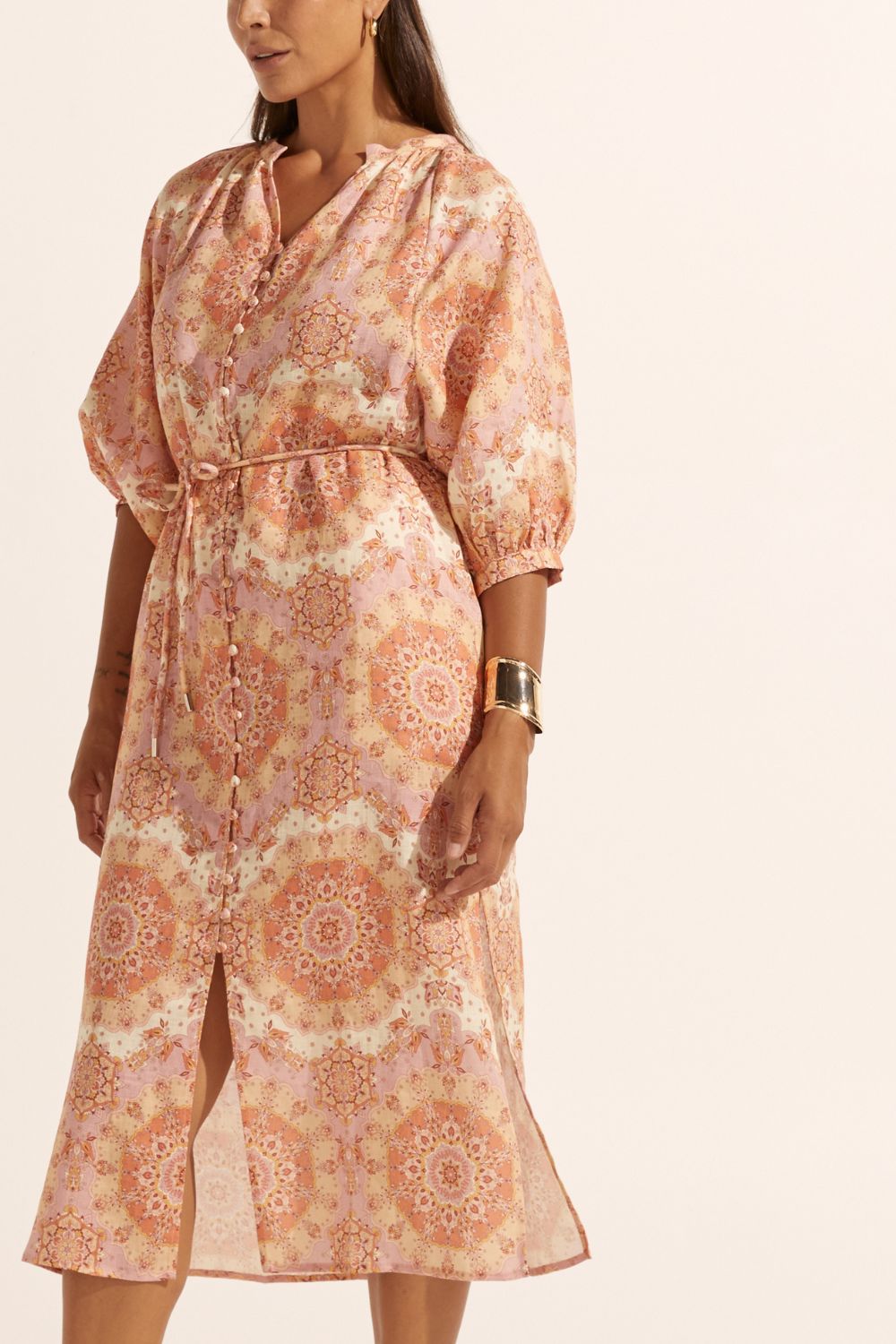 sojourn dress - sunset mosaic