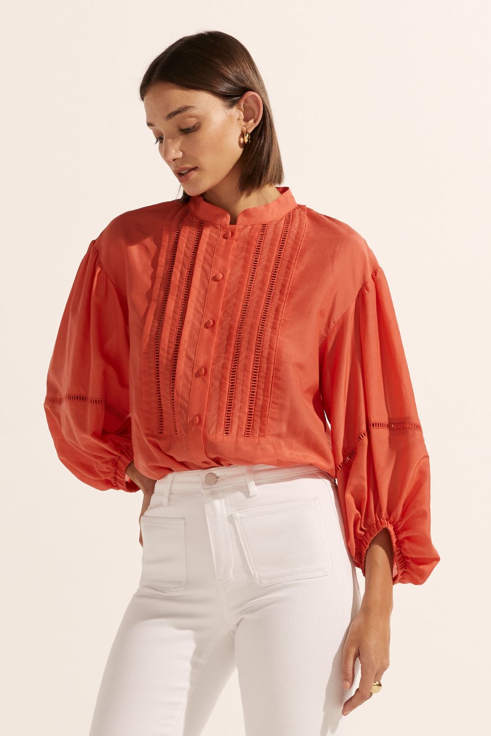 solace top - sunset