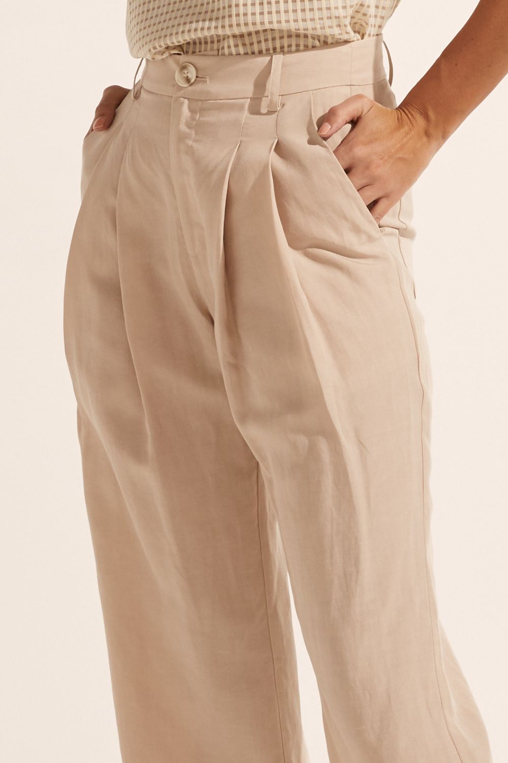 summit pant - stone