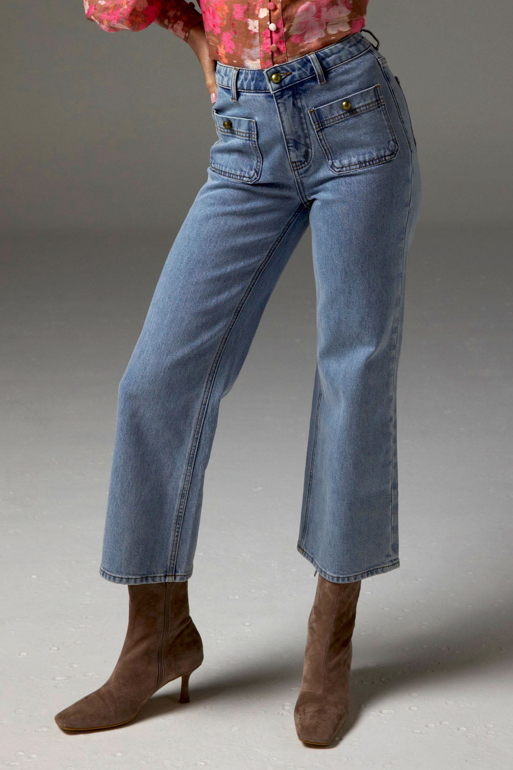 surrender jean - washed denim