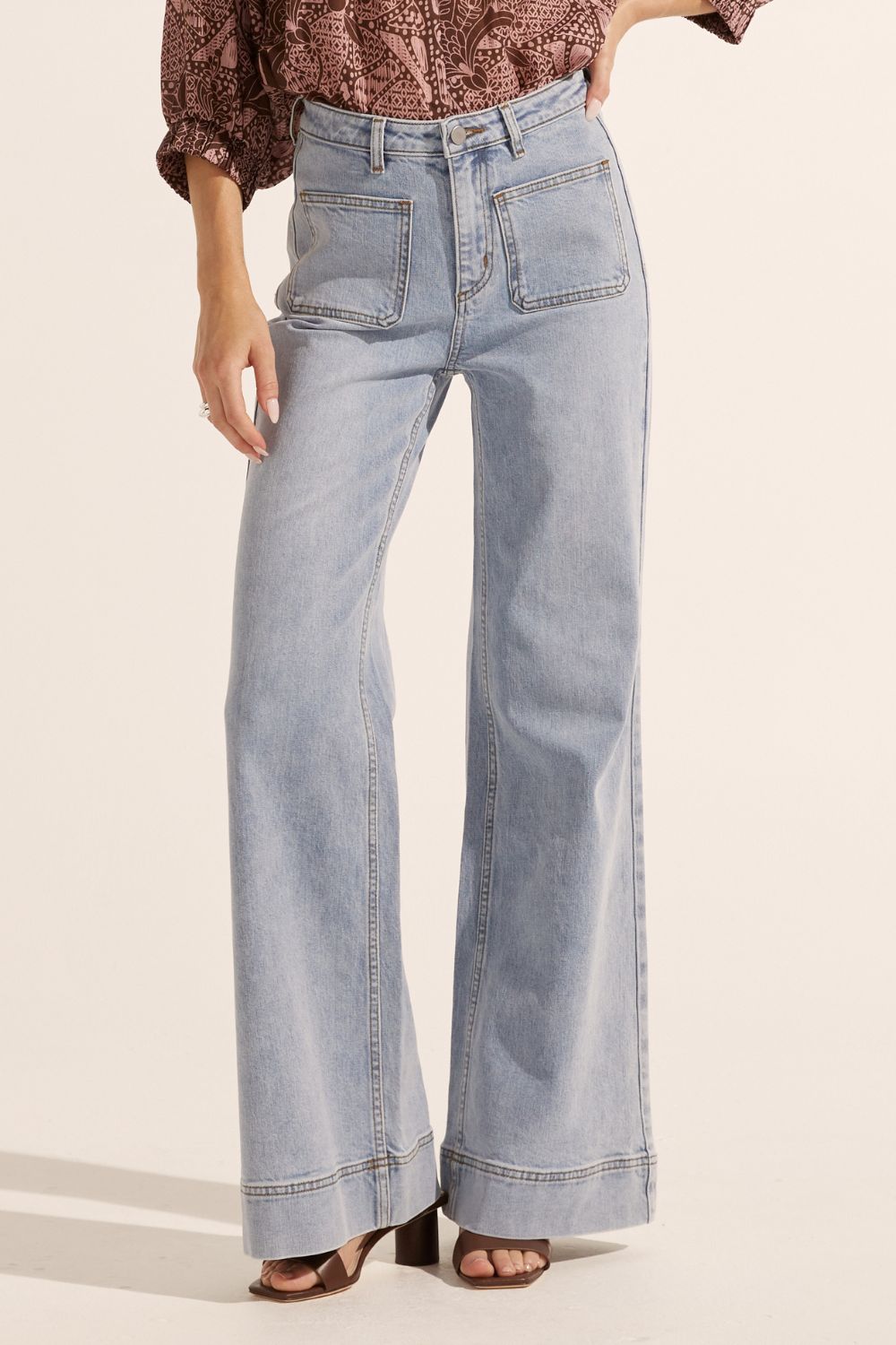 theory jean - light washed denim